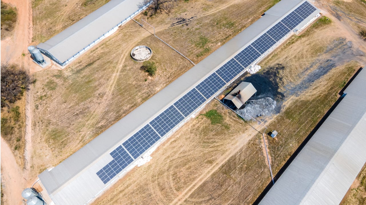 Broiler Farm — Array A — Agriculture / Poultry solar PV installation in North West