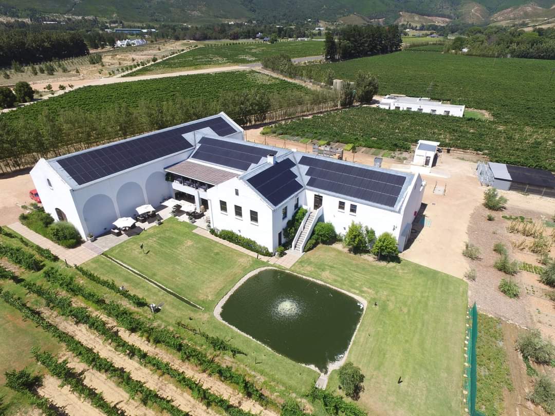 Boutique Wine Estate — 100 kWp Hybrid Plant in Franschhoek, WC